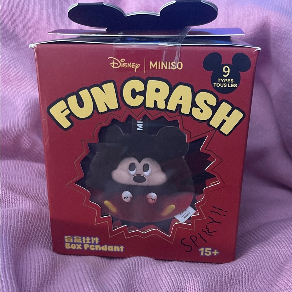 Disney Miniso Fun Crash Mickey Mouse Plush confirmed sailor Mickey new in box